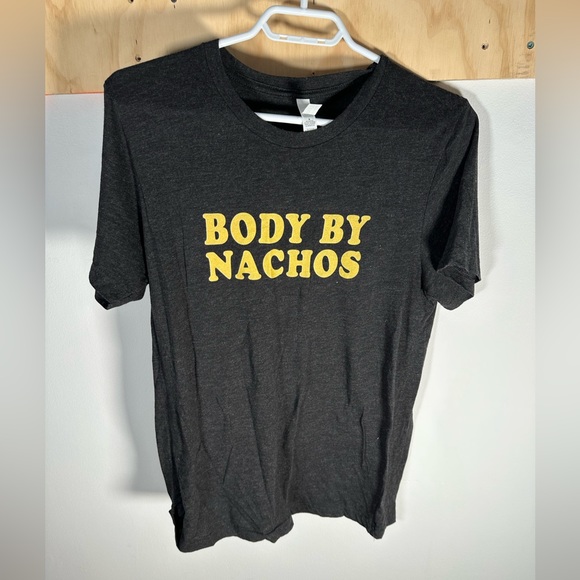 BODY BY NACHOS Tee Shirt - Picture 1 of 4